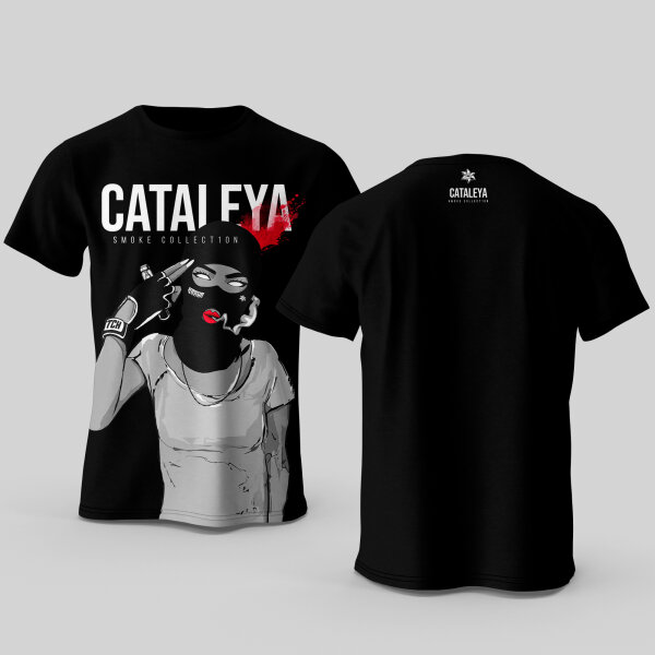 Cataleya T-Shirt schwarz - Smoke Collect1on Cataleya M